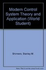 Modern Control System Theory and Application