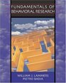 Fundamentals of Behavioral Research
