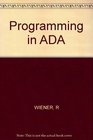 Programming in ADA