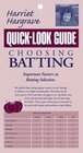 Choosing Batting