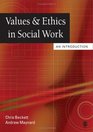 Values and Ethics in Social Work An Introduction