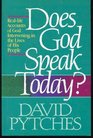 Does God Speak Today