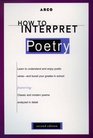 How to Interpret Poetry