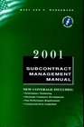 2001 Subcontract Management Manual