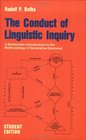 The Conduct of Linguistic Inquiry  A Systematic Introduction to the Methodology of Generative Grammar