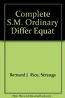 Complete SM Ordinary Differ Equat