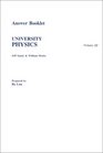 Answer Book to accompany University Physics Volume III