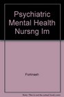 PsychiatricMental Health Nursing