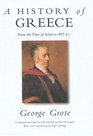 A History of Greece From the Time of Solon to 403 Bc