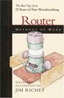 Router Methods of Work : The Best Tips from 25 years of Fine Woodworking (Methods of Work Series)