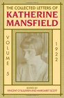 The Collected Letters of Katherine Mansfield: Volume 5: 1922