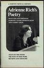 Adrienne Rich's poetry Texts of the poems  the poet on her work  reviews and criticism