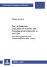 Die LandeskundeDiskussion im Rahmen des Fremdsprachenunterrichts in der DDR