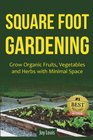 Square Foot Gardening Grow Organic Fruits Vegetables and Herbs with Minimal Space