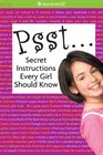 Psst Secret Instructions Every Girl Should Know
