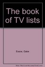 The book of TV lists