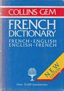 Collins Gem Dictionary FrenchEnglish