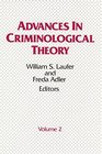 Advances in Criminological Theory