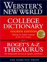 Websters New World College Dictionary Webster's New World Roget's AZ Thesaurus  Slipcased