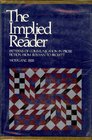 The Implied Reader  Patterns of Communication in Prose Fiction from Bunyan to Beckett