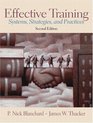 Effective Training Systems Strategies and Practices Second Edition