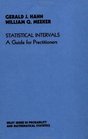 Statistical Intervals  A Guide for Practitioners