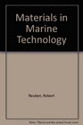 Materials in Marine Technology