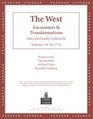 The West Encounters  Transformations Preliminary Version Volume I