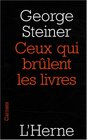 ceux qui brlent les livres