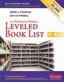 The Fountas  Pinnell Leveled Book List K8 2013  2015 Edition Volume 1  2