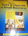 How to Start & Operate a Small Business Workbook