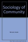 Sociology of Community