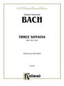 Three Sonatas for Viola da Gamba BWV 102729