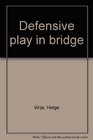 Defensive play in bridge
