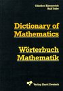 Worterbuch Mathematik EnglischDeutsch Mit Etwa 35 000 Wortstellen