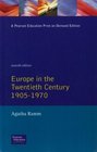 Europe in the Twentieth Century 19051970