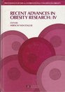 Recent Advances in Obesity Research IV