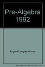 PreAlgebra 1992