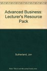 Advanced Business Lecturer's Resource Pack