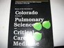 History of the University of Colorado Division of Pulmonary Science  and Critical Care Medicine A personal perspective over half a century