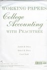 College Accounting With Peachtree Working Papers
