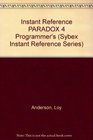 Paradox 4 Programmer's Instant Reference