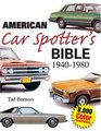 American Car Spotters Bible 19401980