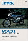 Honda 250350cc 19641974 Service Repair Performance
