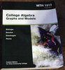 College Algebra Graphs and Models  Costom Edition for Tulsa Comminuty College
