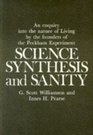 Science Synthesis and Sanity