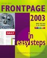 Frontpage 2003 in Easy Steps