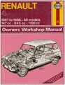 Renault 4 196186 Owner's Workshop Manual