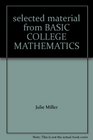 selected material from BASIC COLLEGE MATHEMATICS