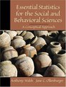 Essential Statistics for the Social and Behavioral Sciences A Conceptual Approach